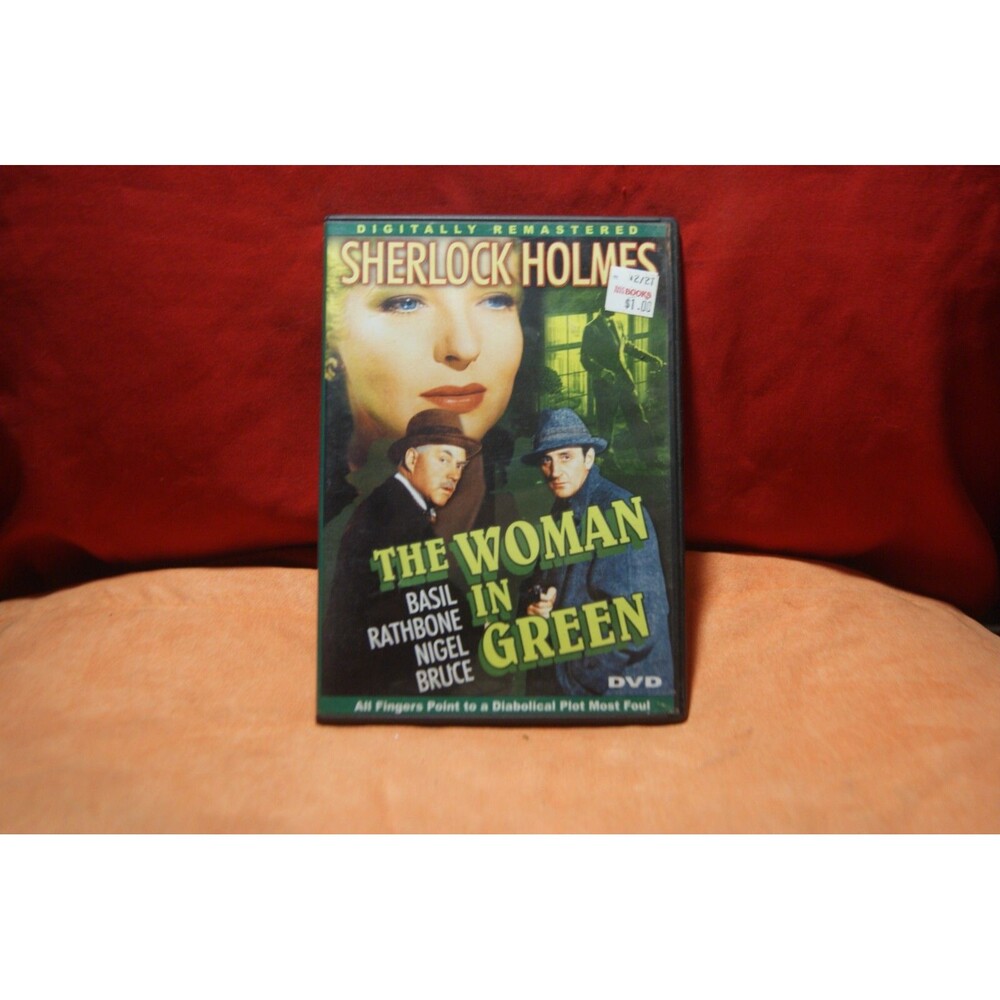 The Woman In Green DVD Slim Mystery Thriller Who is This Woman?